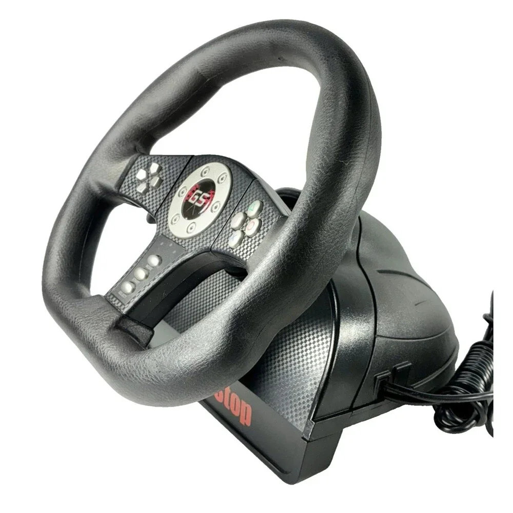 GameStop GS PlayStation 2 BB-031 Wired Racing Wheel and Pedals Tested